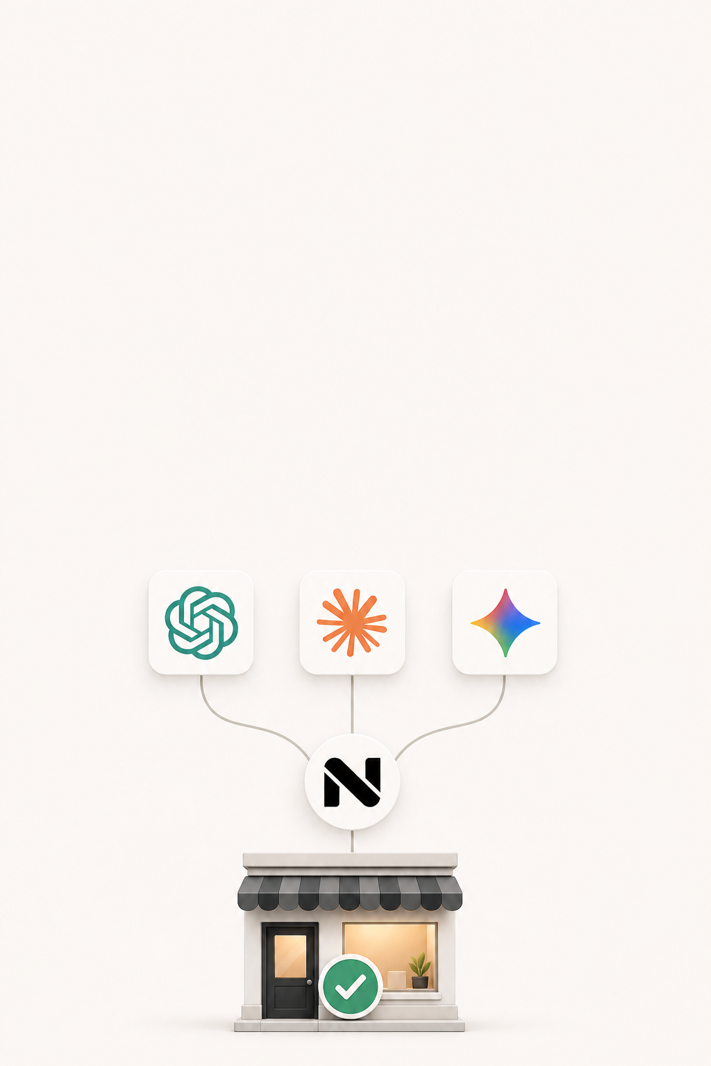ChatGPT、Claude 和 Gemini Agent 通过 Nexara 连接并确认门店订单